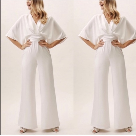 Theia Pants - Anthropologie × BHLDN Theia Kenneth Jumpsuit